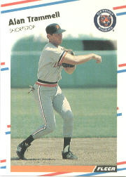 1988 Fleer Baseball Cards      074      Alan Trammell